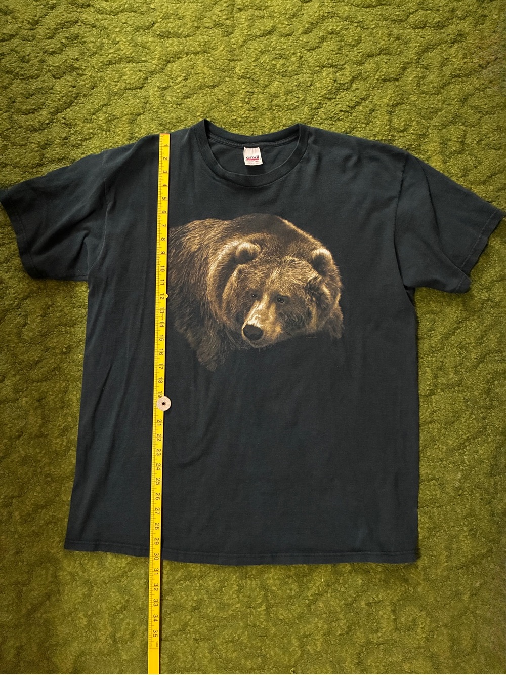 Vintage Human-i-Tees Grizzly Bear T-Shirt - Picture 4 of 7